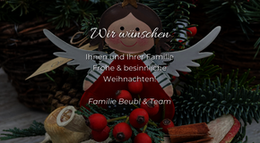 Frohe Weihnachten und einen guten Rutsch ins Jahr 2026!